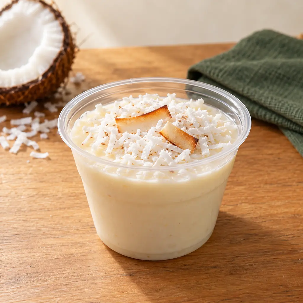 Natilla de coco